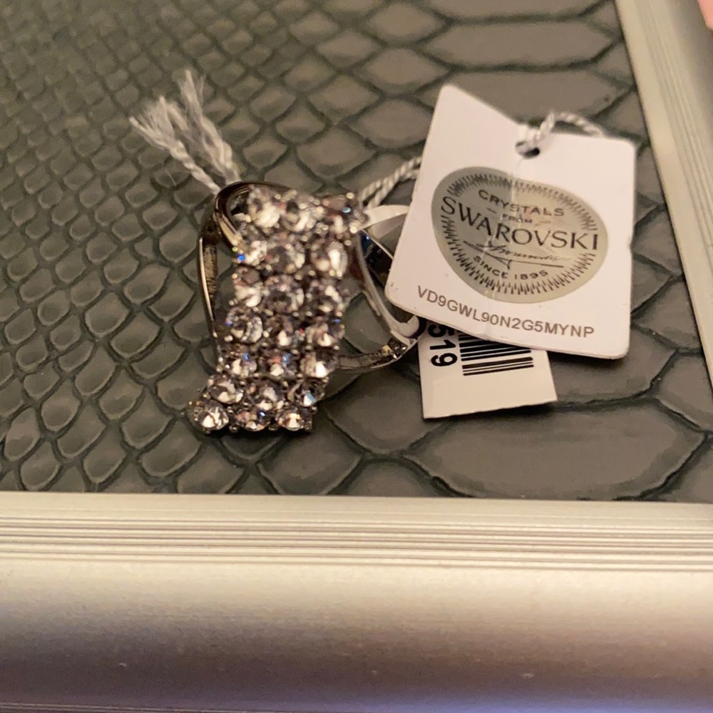 NWT Swarovski crystal ring size 7